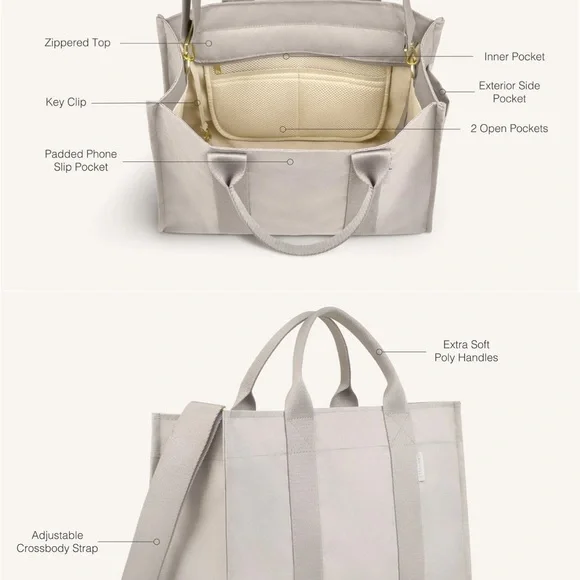 Canvelle Small Boxy Tote - Picture 8 of 8